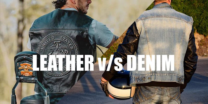 Is Denim Or Leather Biker Vest Better MARA Leather