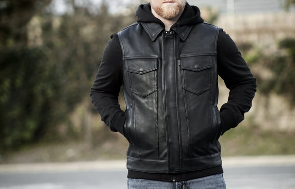 The Versatility of Leather Hooded Vests: Stylish & Functional Biker Gear