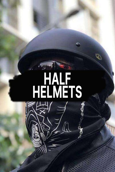 1/2 Shell Biker Helmets