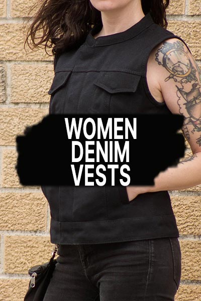Women's Denim Vests