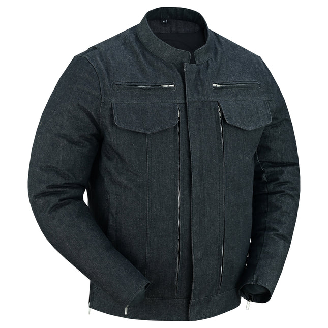 DM Mens Rough Rub-Off Denim Jacket