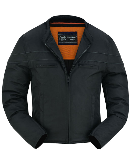 DS All-Season Men's Textile  Motorcycle Jacket with Reflective Stripes