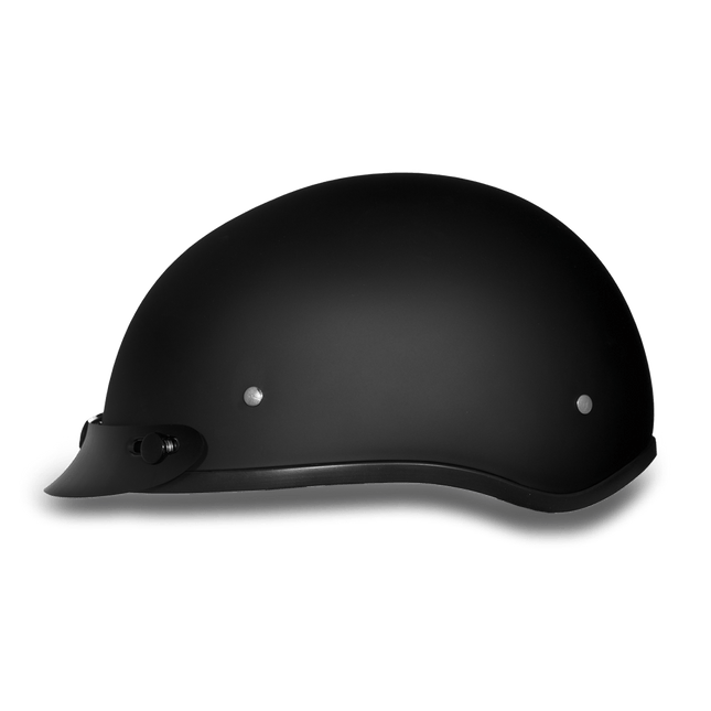 DOT Approved Daytona Skull Cap Helmet – Dull Black