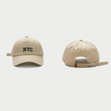 New York City NYC Adjustable Soft Cotton Novelty Cap - MARA Leather