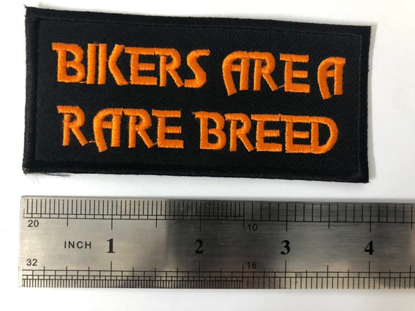 Bikers Are a Rare Breed Saying Biker Patch