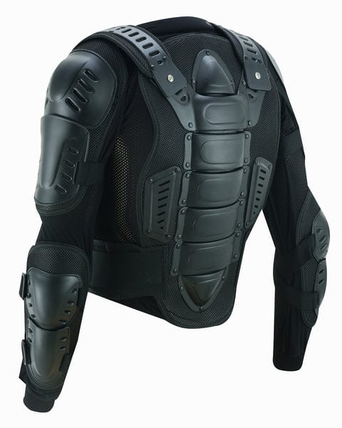 Black Full Body Motorcycle Armor - MARA Leather