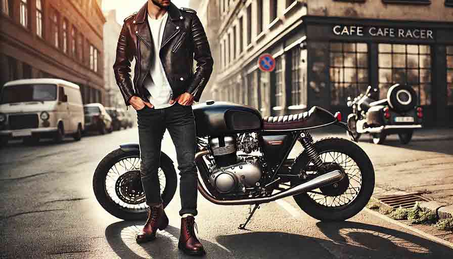 Café Racer Jacket Outfit Ideas for Men