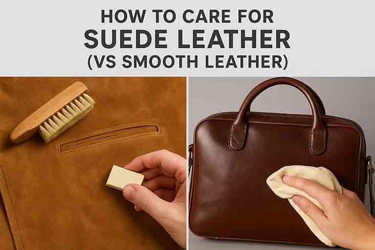 How to Care for Suede Leather (vs Smooth Leather)?