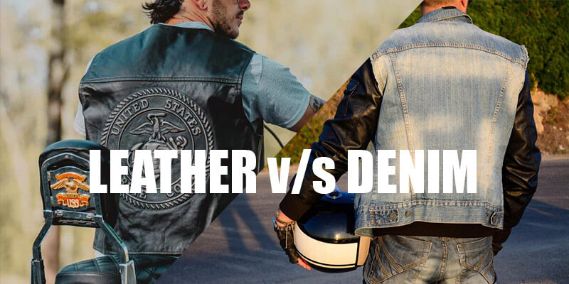Is Denim Or Leather Biker Vest Better? – MARA Leather