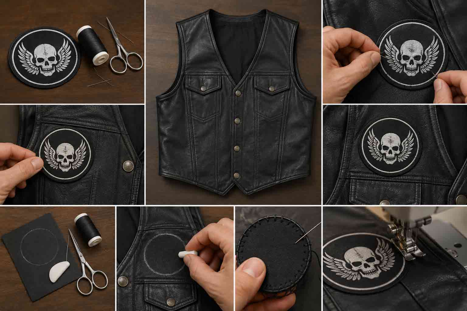 The Complete Guide to Sewing Patches on a Leather Vest
