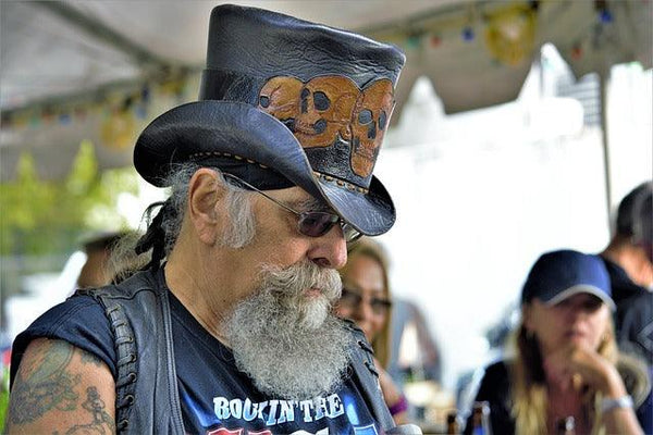 Why Do Bikers Wear Top Hats? - MARA Leather