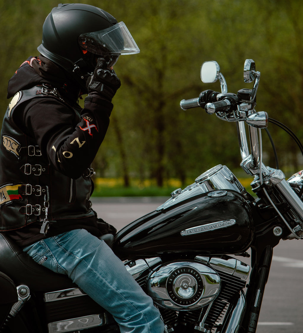 Black Harley Riders Wear