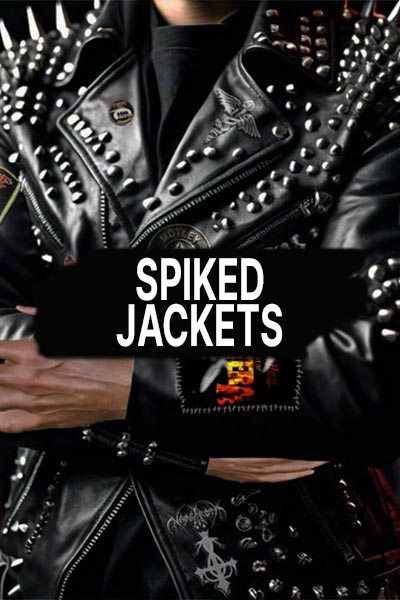 Spiked Leather Jackets - MARA Leather