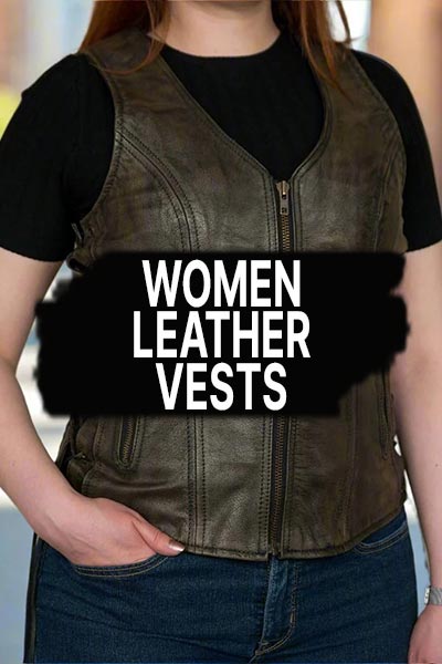 Women's Motorcycle Vests - MARA Leather