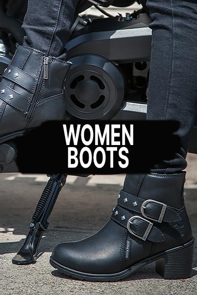 Women Biker Boots - MARA Leather