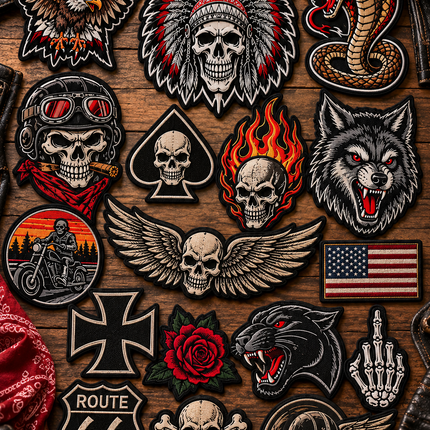 Collection image for: Biker Vest Patches