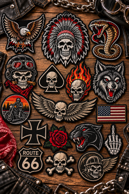 Biker Vest Patches