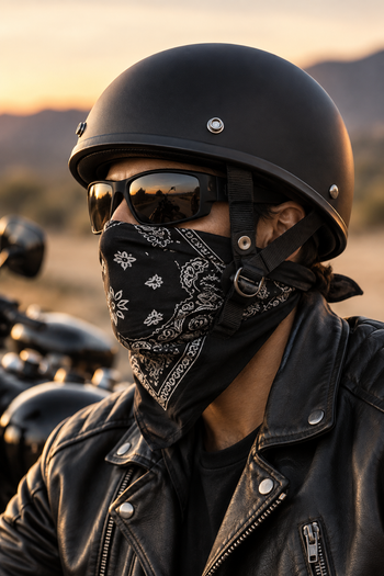 1/2 Shell Biker Helmets