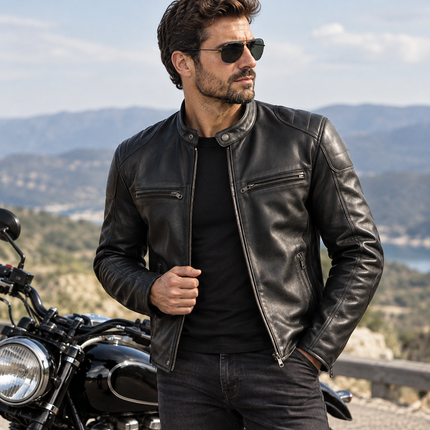 Collection image for: Men's Genuine Leather Motorcycle Jackets