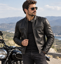Men's Genuine Leather Motorcycle Jackets