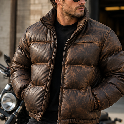 Collection image for: Distressed Leather Jacket