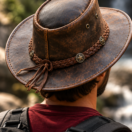 Collection image for: Brown Leather Cowboy Hats