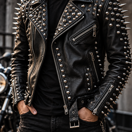 Collection image for: Spiked Leather Jackets