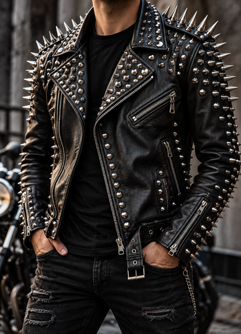 Spiked Leather Jackets