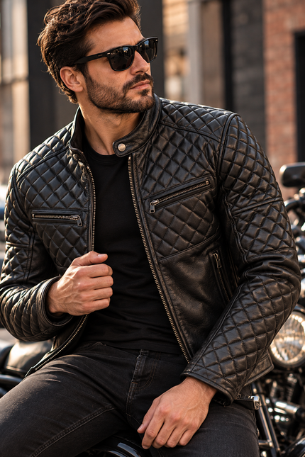 Quilted Leather Jackets