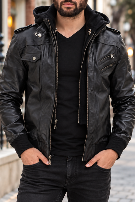 Leather Bomber Jackets