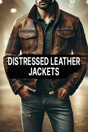 Collection image for: Distressed Leather Jacket