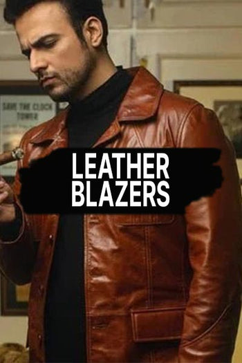 LEATHER BLAZER JACKETS