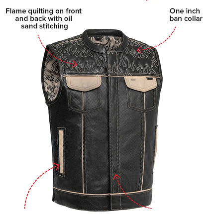 Inferno Rogue Men's Leather Vest (Limited Edition)