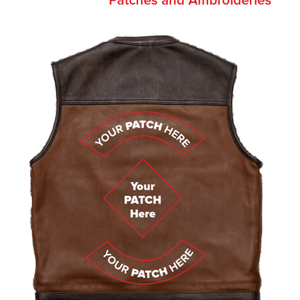 Gunner Men's Leather Motorcycle Vest (Limited Edition)