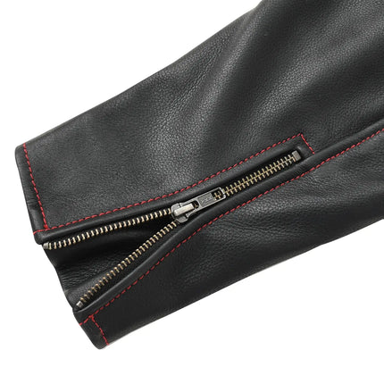 Redstrike Men’s Motorcycle Leather Jacket