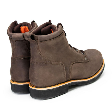ML Men's Dark Brown 6-Inch Logger Motorcycle Riding Boots