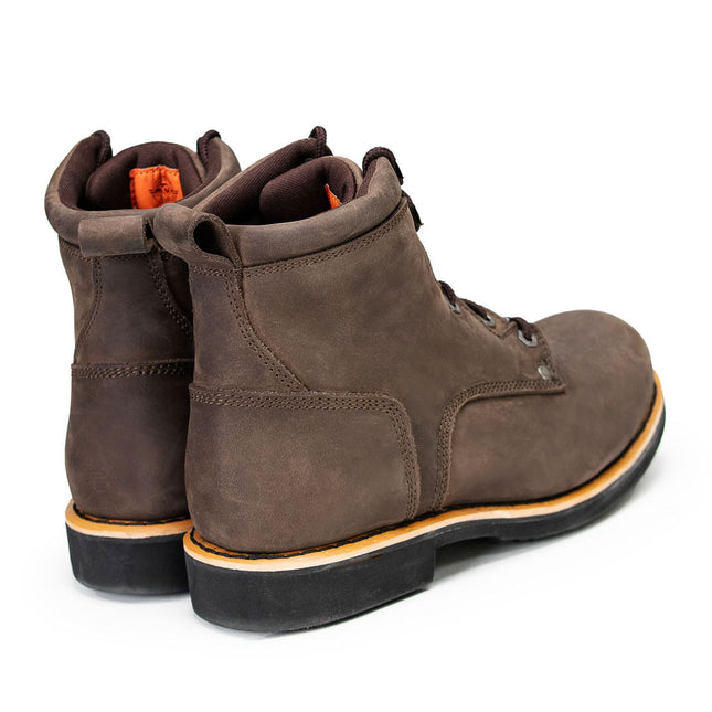 ML Men's Dark Brown 6-Inch Logger Motorcycle Riding Boots