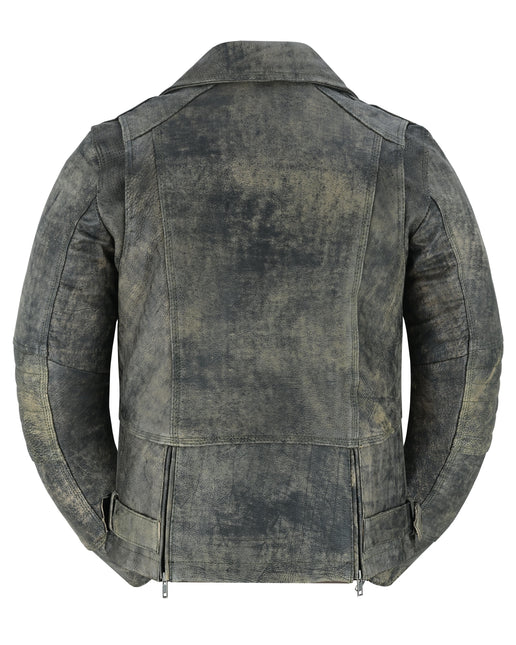 Women's Updated Stylish Antique Brown M/C Jacket