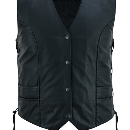 Women's Ultra-Thin  Braided Vest