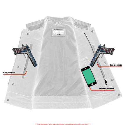 Women's Premium Single Back Panel Concealment Vest