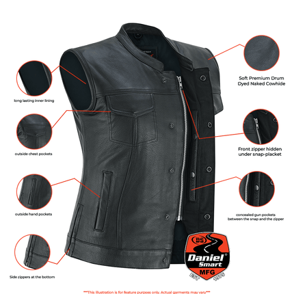 Women's Premium Single Back Panel Concealment Vest