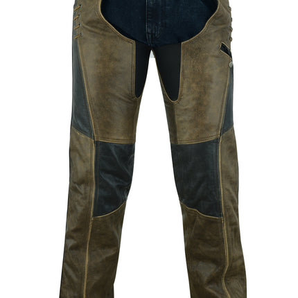 Women's Stylish Lightweight Hip Set Chaps- Two Tone