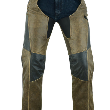 Women's Stylish Lightweight Hip Set Chaps- Two Tone