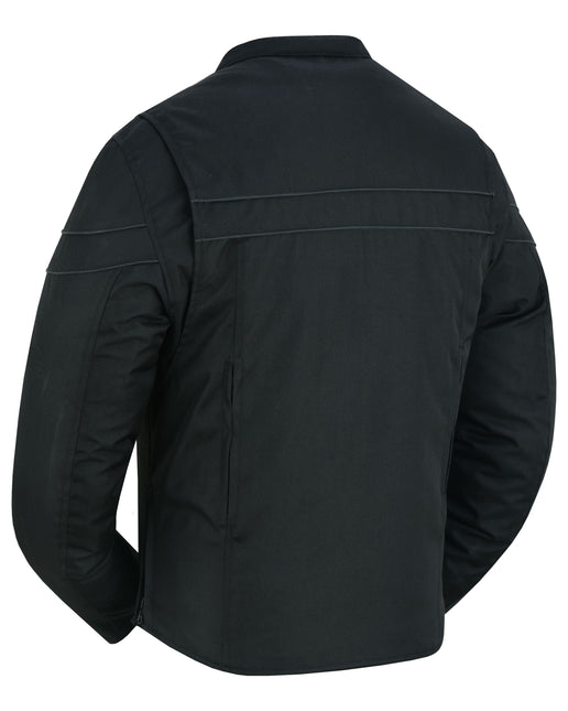 DS All-Season Men's Textile  Motorcycle Jacket with Reflective Stripes