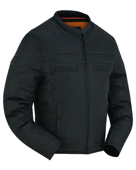 DS All-Season Men's Textile  Motorcycle Jacket with Reflective Stripes