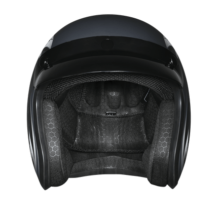 DOT Approved Daytona Cruiser Open Face Motorcycle Helmet - Men, Women & Youth - With Visor & Graphics - W/ Wild Soul