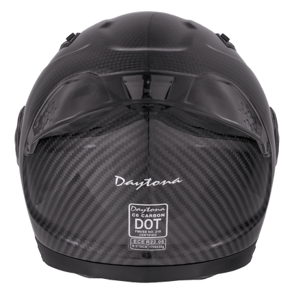 D.O.T. & ECE Daytona C6- Grey Carbon Fiber