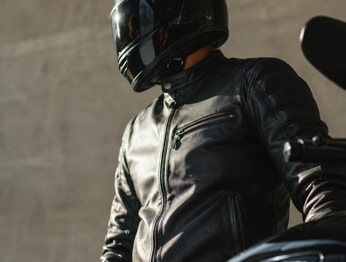 <h1><em>Motorcycle Leather Jackets, Vests & Riding Gear</em></h1>