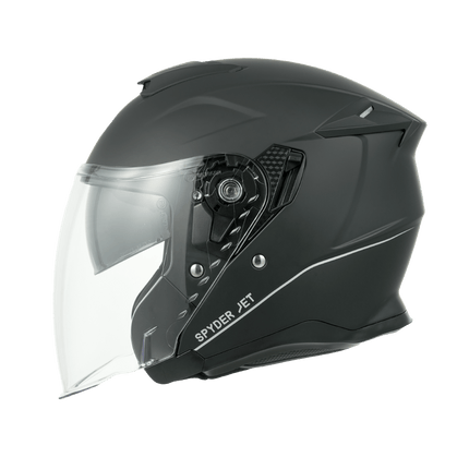 D.O.T. & ECE Daytona Spyder Jet- Dull Black