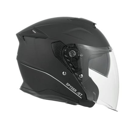 D.O.T. & ECE Daytona Spyder Jet- Dull Black